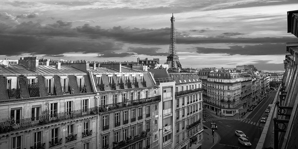Morning in Paris (BW) Poster Print by Pangea Images Pangea Images - Item # VARPDX2AP4860