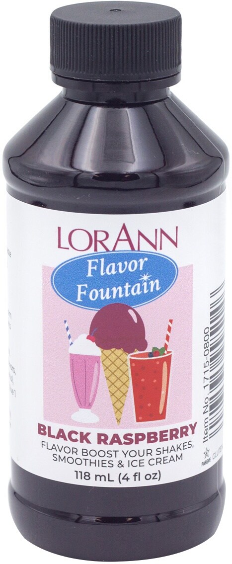 LorAnn Flavor Fountain 4oz-Black Raspberry