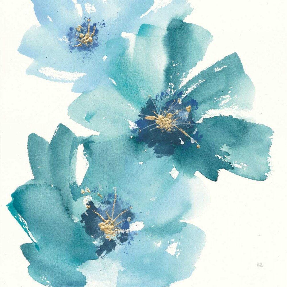 Teal Cosmos IV Poster Print by Chris Paschke - Item # VARPDX34007HR