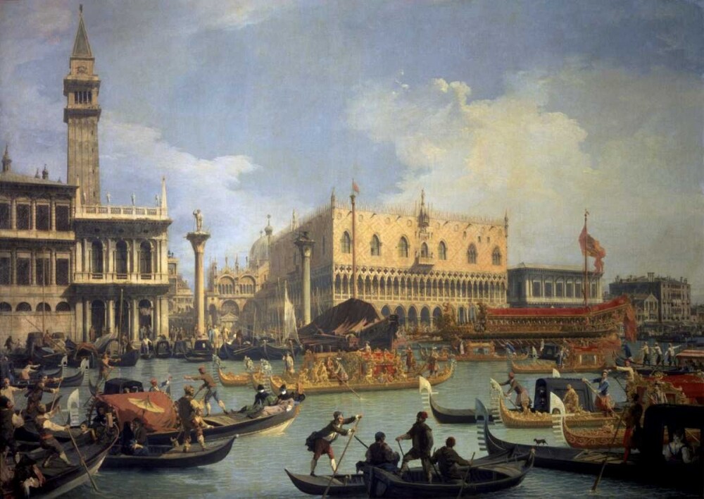 The Betrothal of the Venetian Doge to the Adriatic Poster Print by Canaletto - Item # VARPDX132046