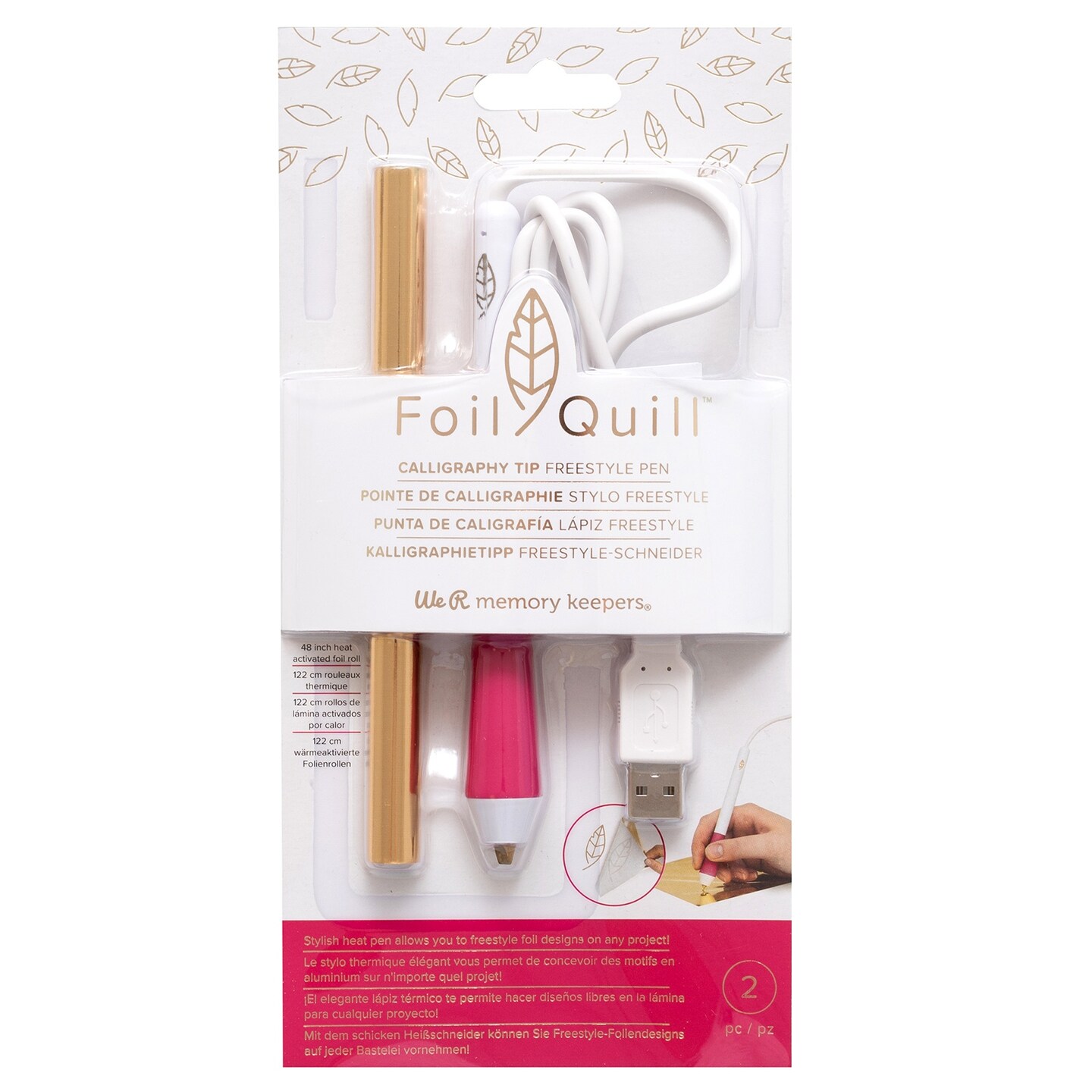 We R Memory Keepers Foil Quill Freestyle Pen-Caligraphy Tip