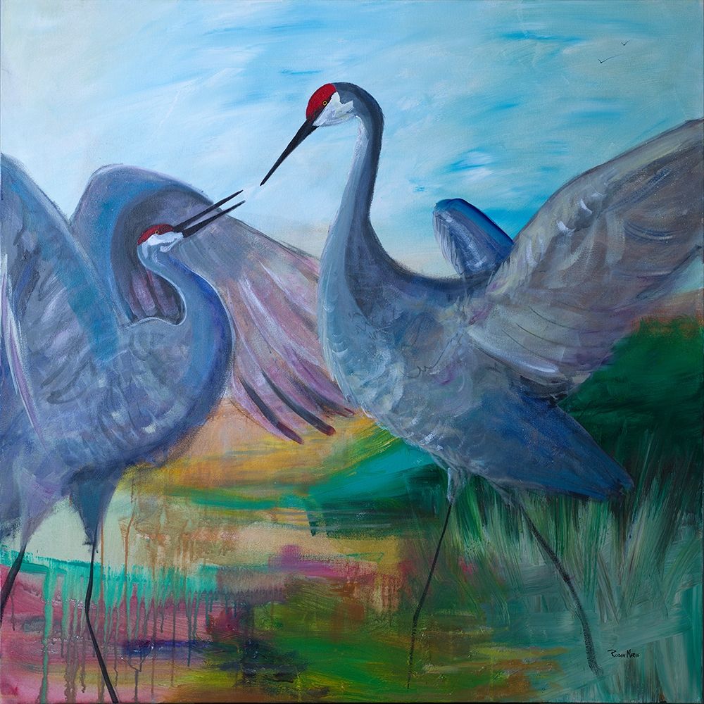 Sandhill Cranes Poster Print by Robin Maria - Item # VARPDX10713F