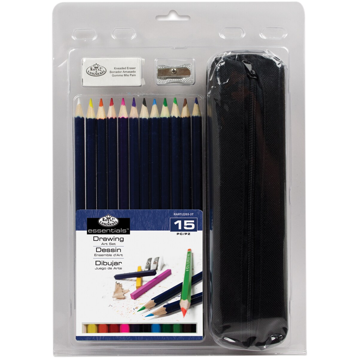 Royal & Langnickel(R) Clamshell Art Set-Drawing Pencil With Case