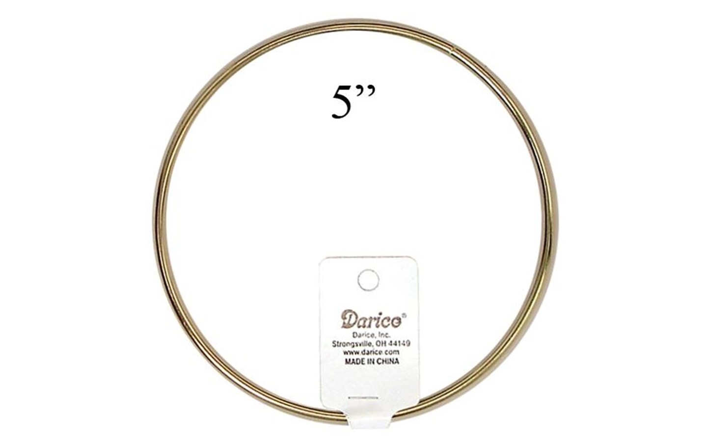 10.5 cm Macramé Metal Circle Ring