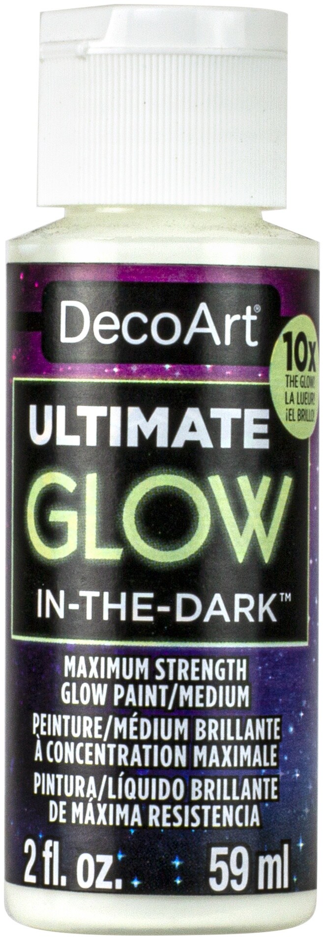 DecoArt Ultimate Glow-In-The-Dark Paint-2oz