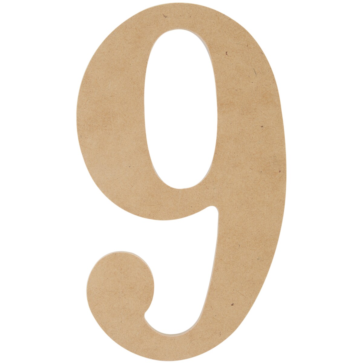 MDF Classic Font Wood Letters &#x26; Numbers 9.5&#x22;-9