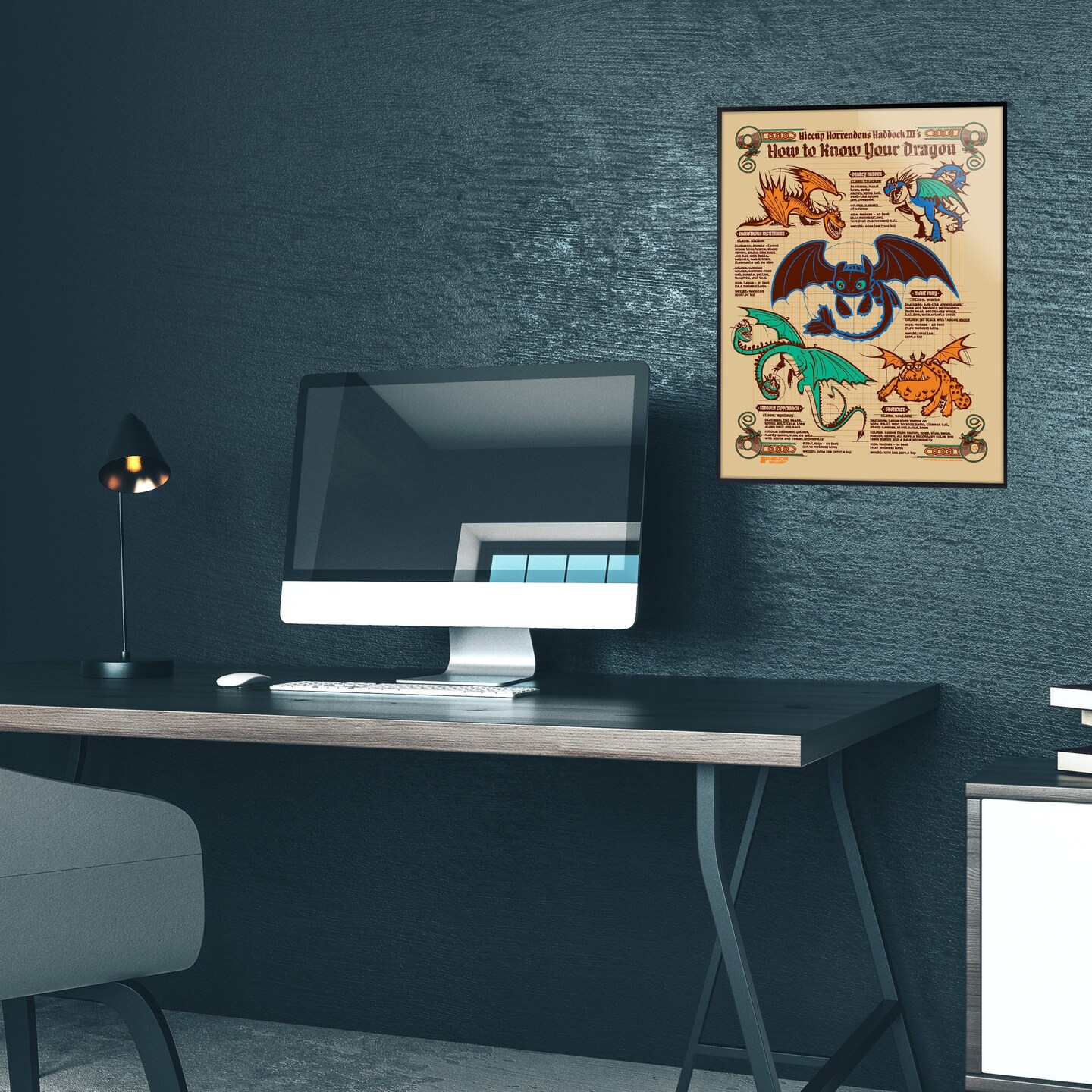 Phenom Gallery How To Know Your Dragon Limited Edition Deluxe Framed Serigraph Print