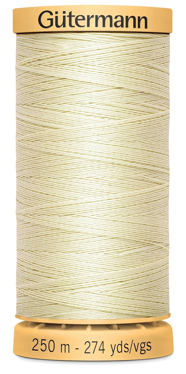 Gutermann Natural Cotton Thread 273yd-Ivory
