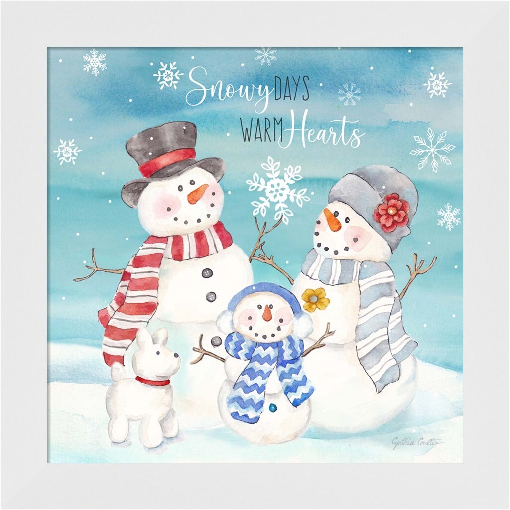 Snow Lace V by Cynthia Coulter 14&#x22; x 14&#x22; Framed Wall Art