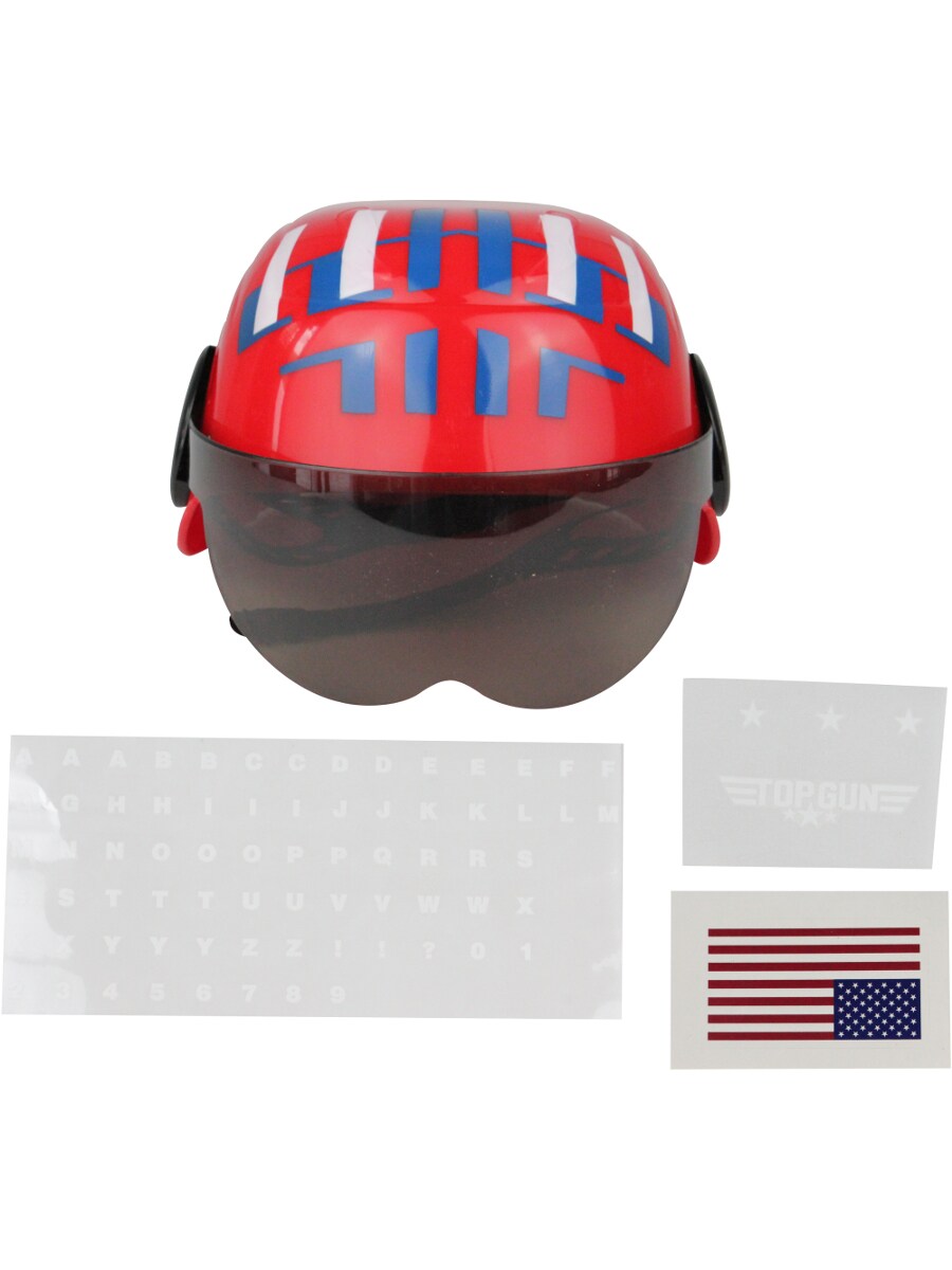 Child&#x27;s Red Air Force Fighter Pilot Helmet Costume Accessory