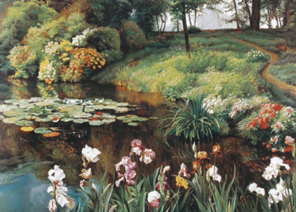 Path by the Lake Poster Print by Unknown Unknown # 3236