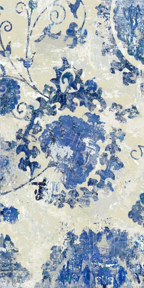 Adornment Panel Indigo I Poster Print by Ellie Roberts # ELR112192DG
