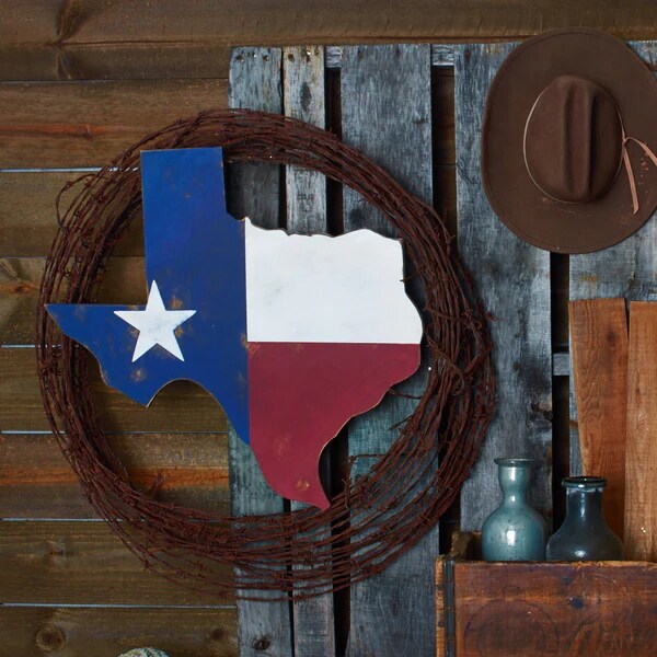 Unfinished Wood State - Texas