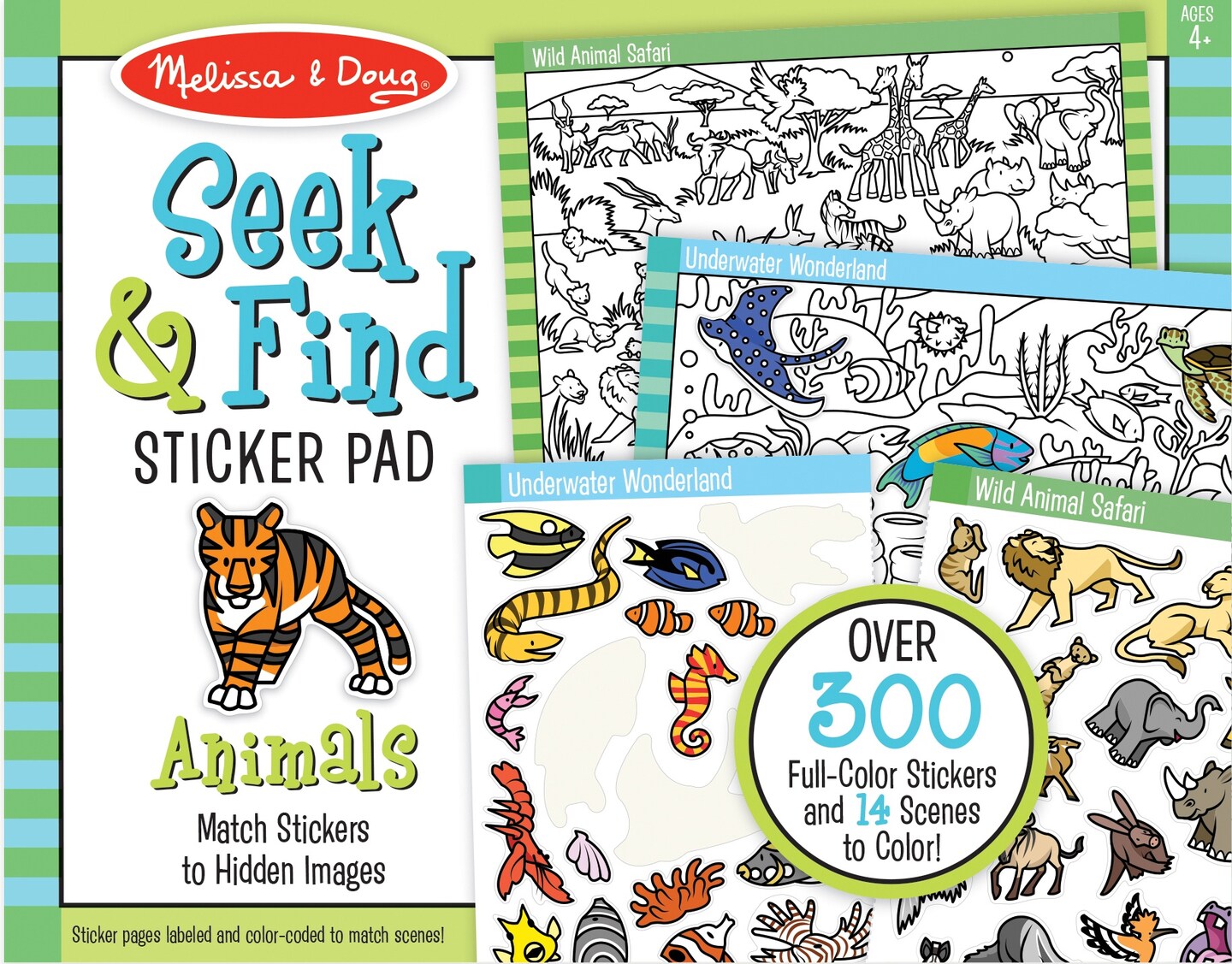 Melissa &#x26; Doug Seek And Find Sticker Pad-Animal