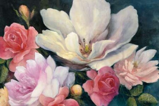 Flemish Fantasy Rose Crop Poster Print by Julia Purinton - Item # VARPDX32140