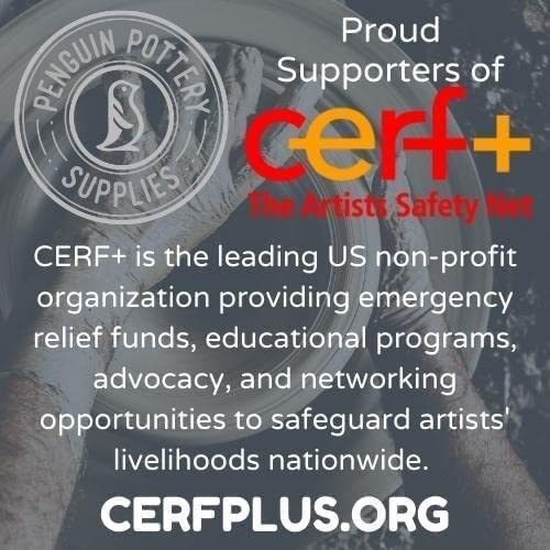 Penguin Pottery - Penguin's Choice Series - Aegean Blue - Low Fire Glaze Cone 06-04 for Low Fire Clay - Ceramic Glaze Pottery -1 Pint - 16 oz - 473 ml-