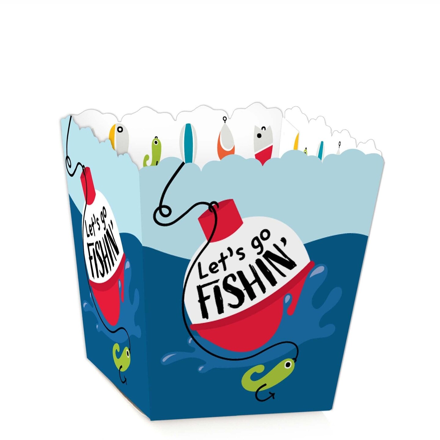 Big Dot of Happiness Let's Go Fishing - Party Mini Favor Boxes