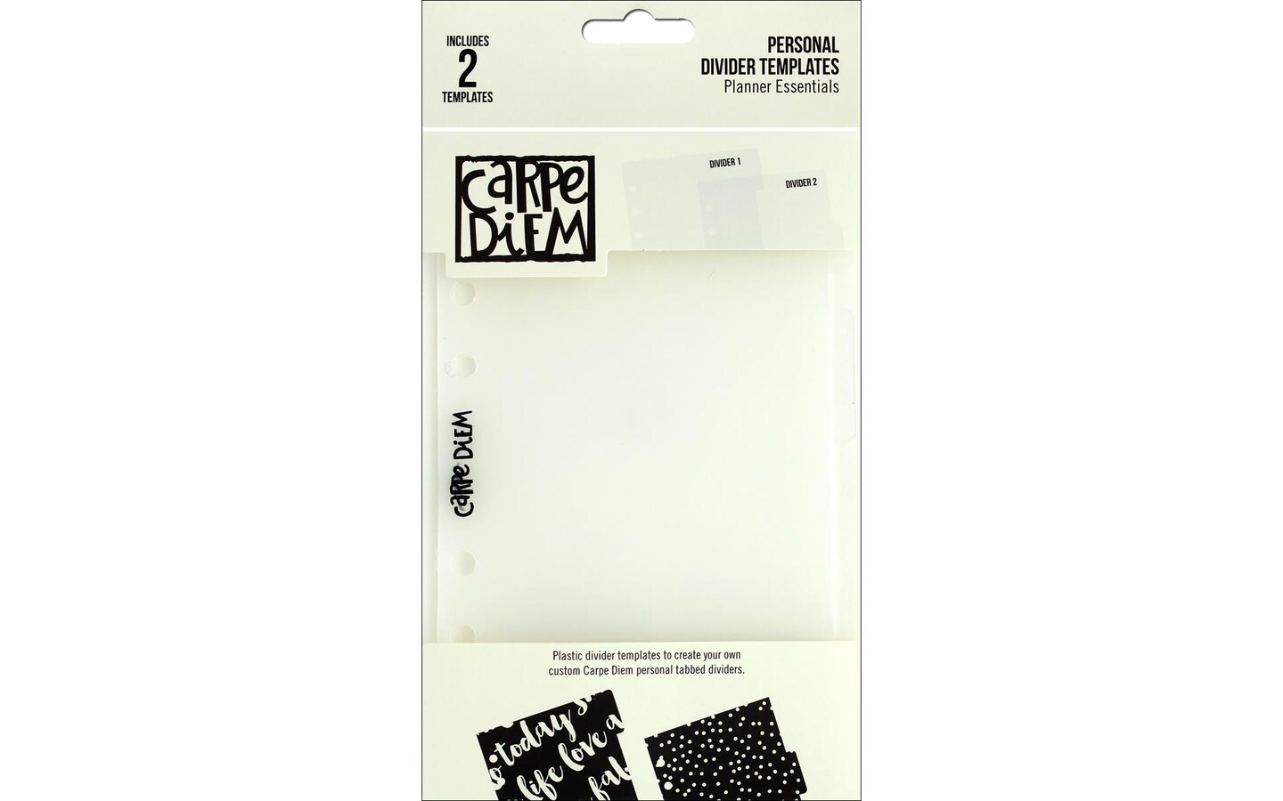 Simple Stories Carpe Diem Prsnl Divider Templates