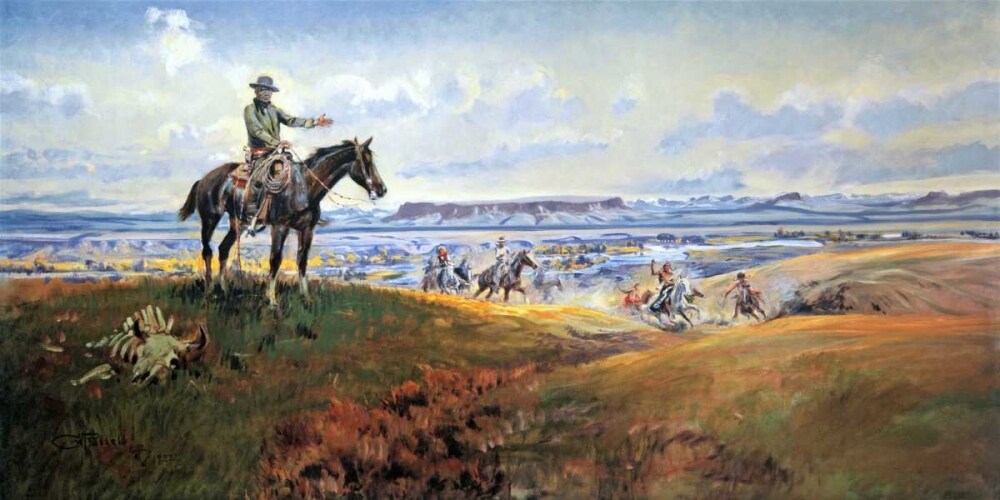 C. M. Russell And His Friends Poster Print by Charles M. Russell - Item # VARPDX133241