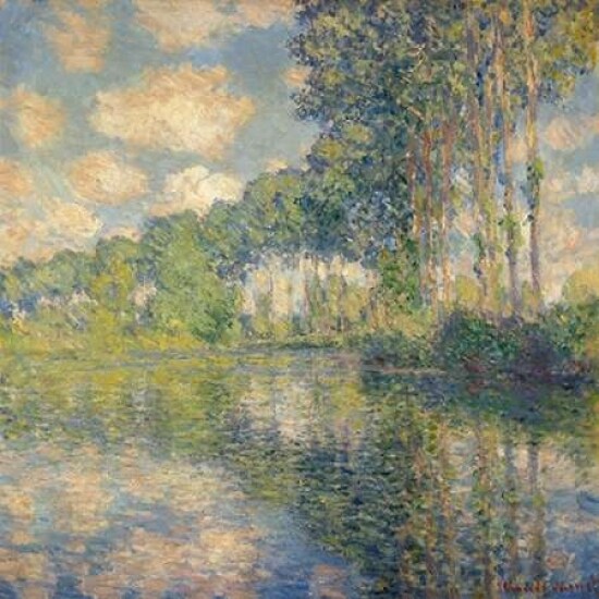 Poplars on the Epte Poster Print by Claude Monet - Item # VARPDX1CM1536
