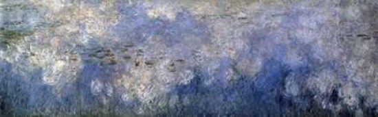 Water Lilies: The Clouds c. 1914-26 - center panel Poster Print by  Claude Monet - Item # VARPDX278745