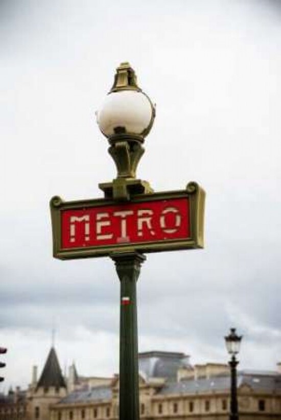 Paris Metro IV Poster Print by Erin Berzel - Item # VARPDXPSBZL785