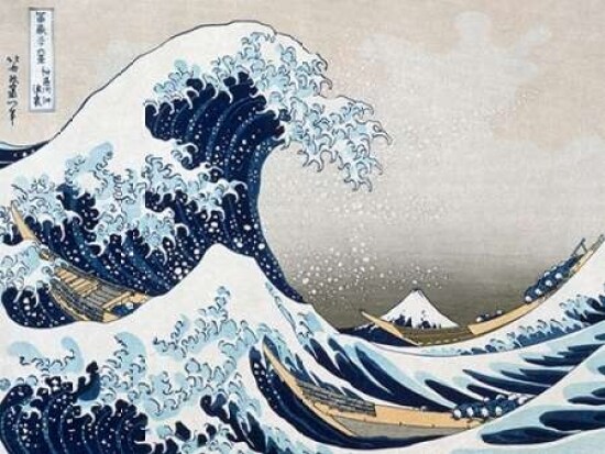 The Wave off Kanagawa Poster Print by Hokusai - Item # VARPDX3HK134