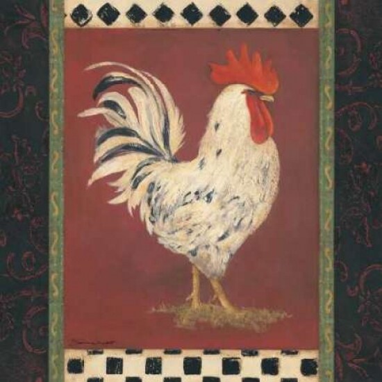 White Rooster Poster Print by Stephanie Marrott - Item # VARPDXSM467