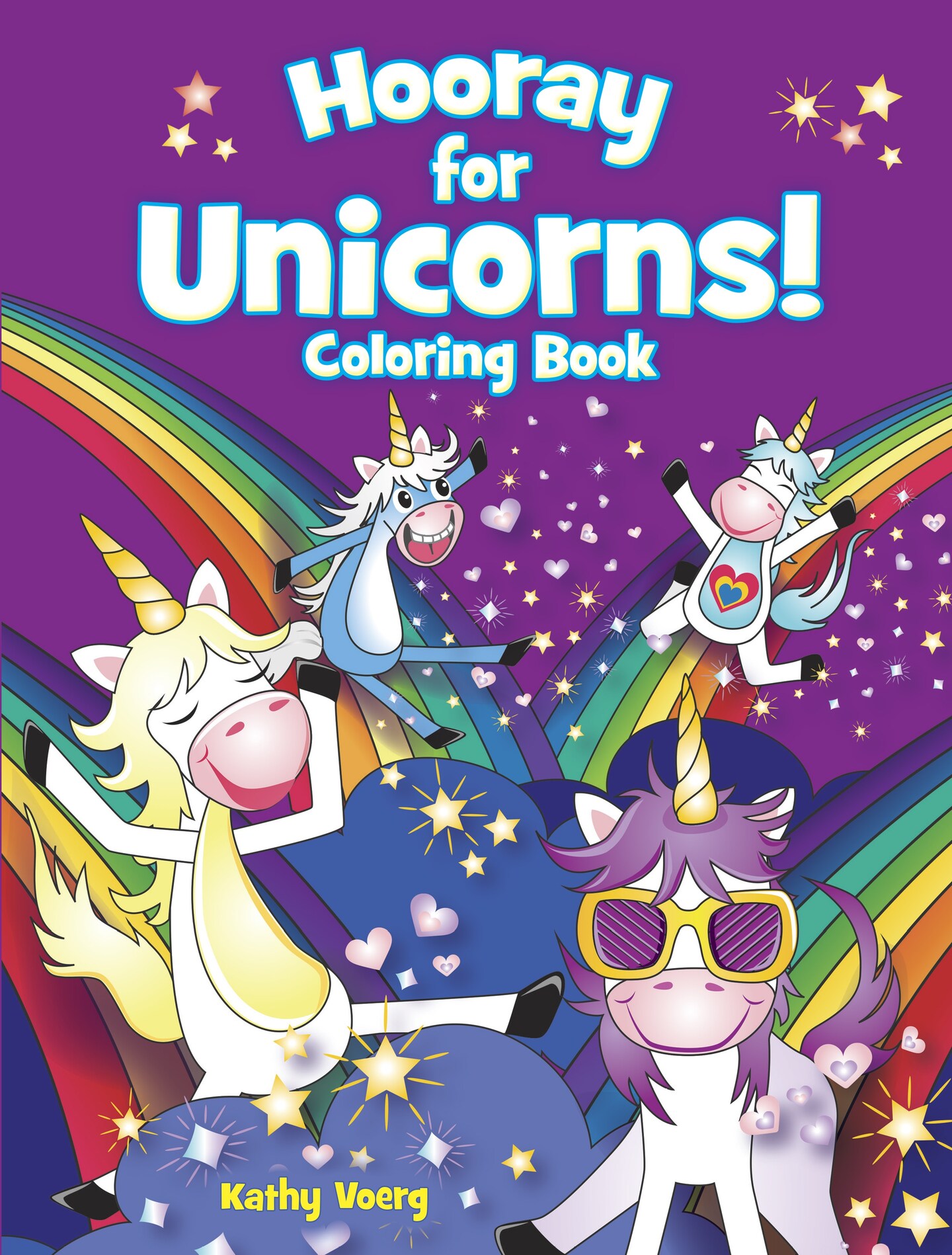 Hooray For Unicorns Coloring Book-Softcover