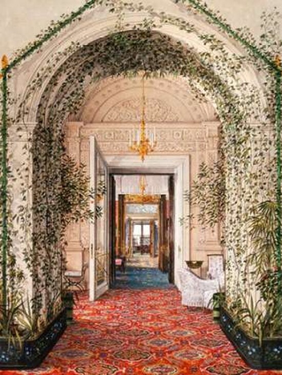 Interiors of the Winter Palace: the Small Winter Garden Poster Print by Konstantin Andreyevich Ukhtomsky - Item # VARPDX3AA3814