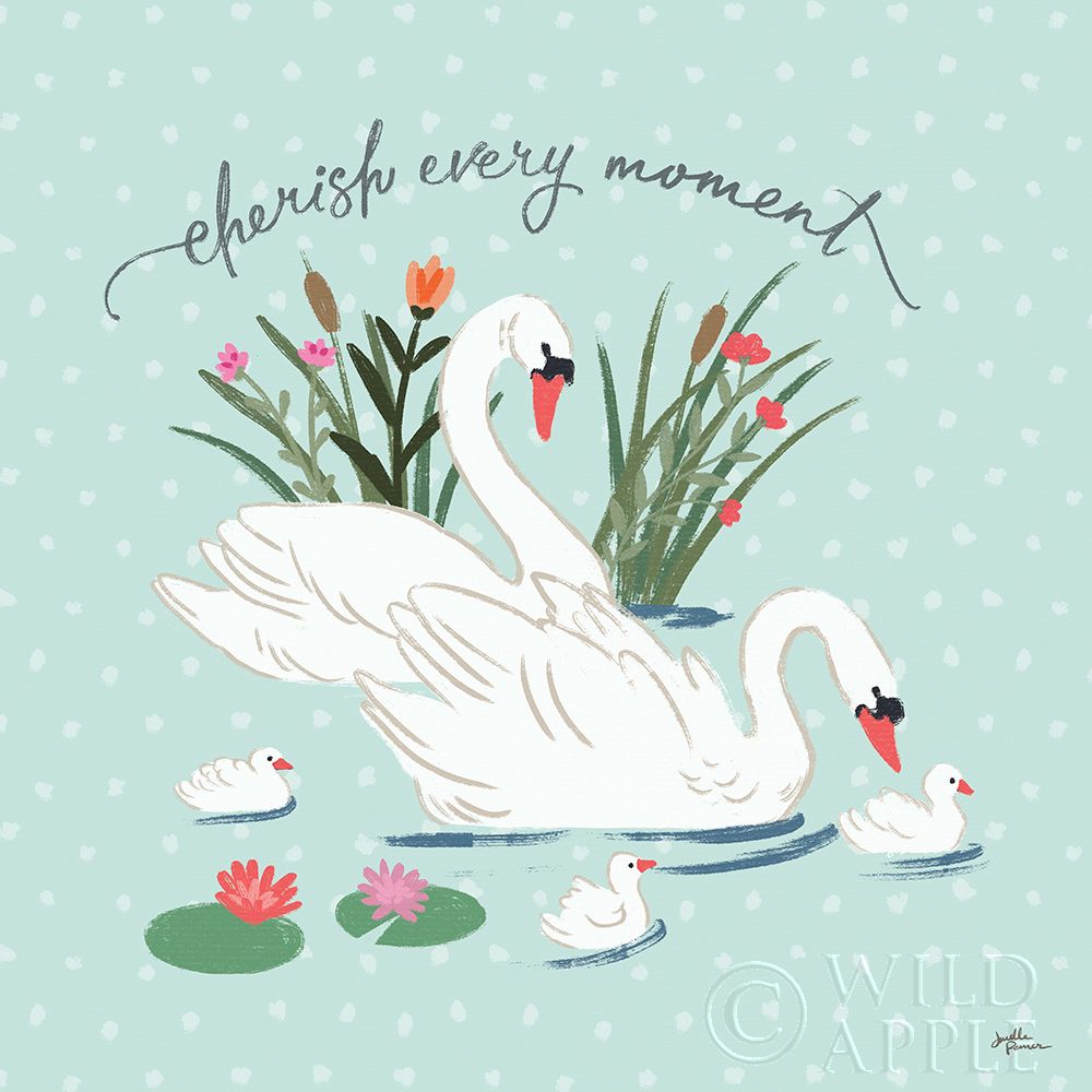 Swan Lake Iv Mint Poster Print by Janelle Penner - Item # VARPDX39238