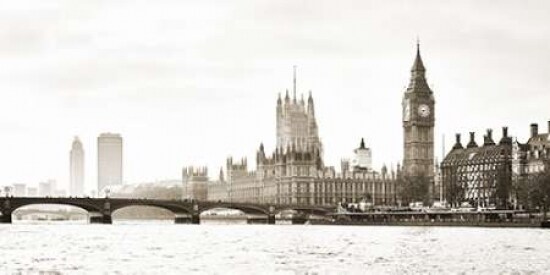 View of the Houses of Parliament and Westminster Bridge London Poster Print by Frank Helena - Item # VARPDX2AP2081