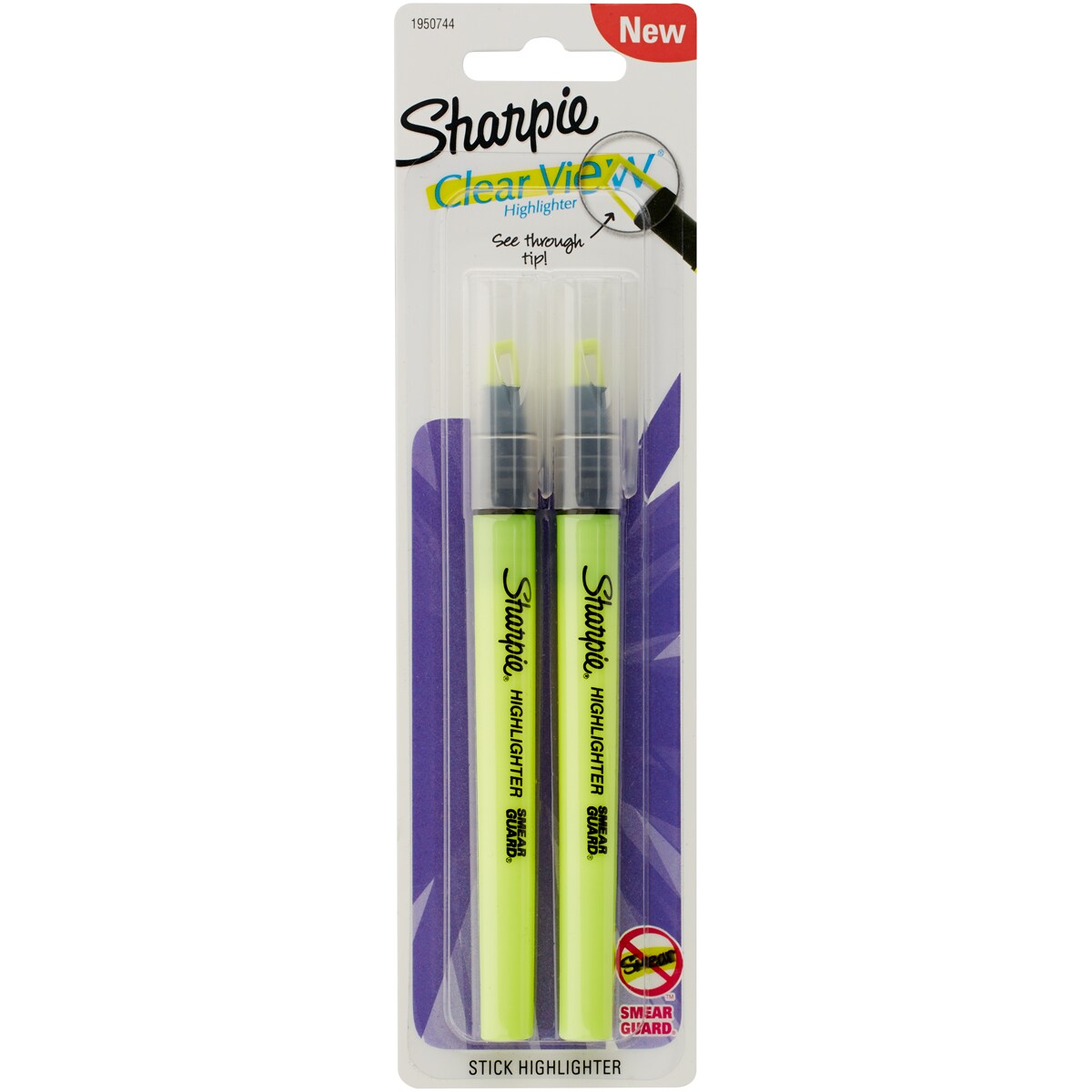 Sharpie Clear View Highlighters 2/Pkg-Yellow | Michaels