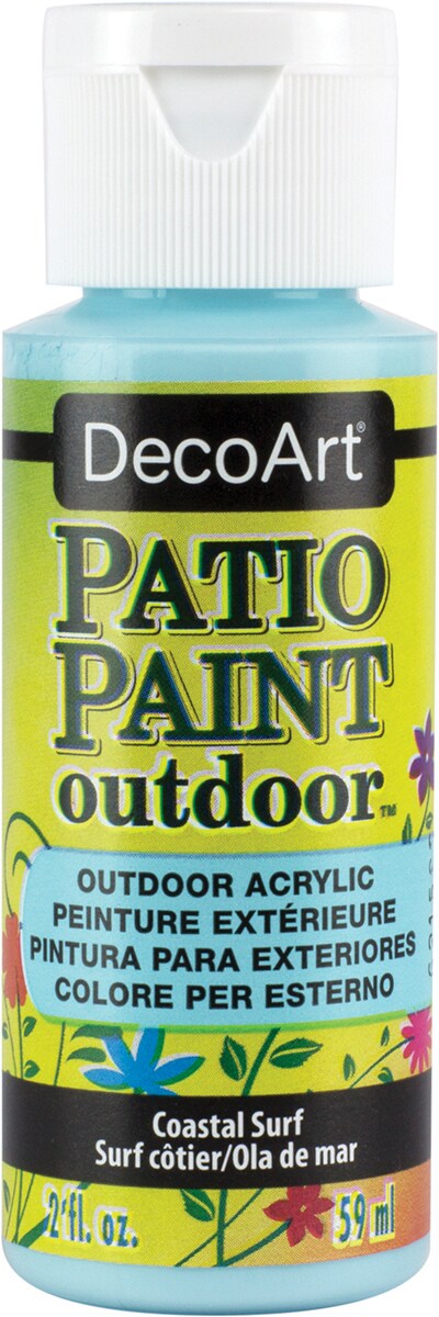 DecoArt Patio Paint 2oz-Coastal Surf