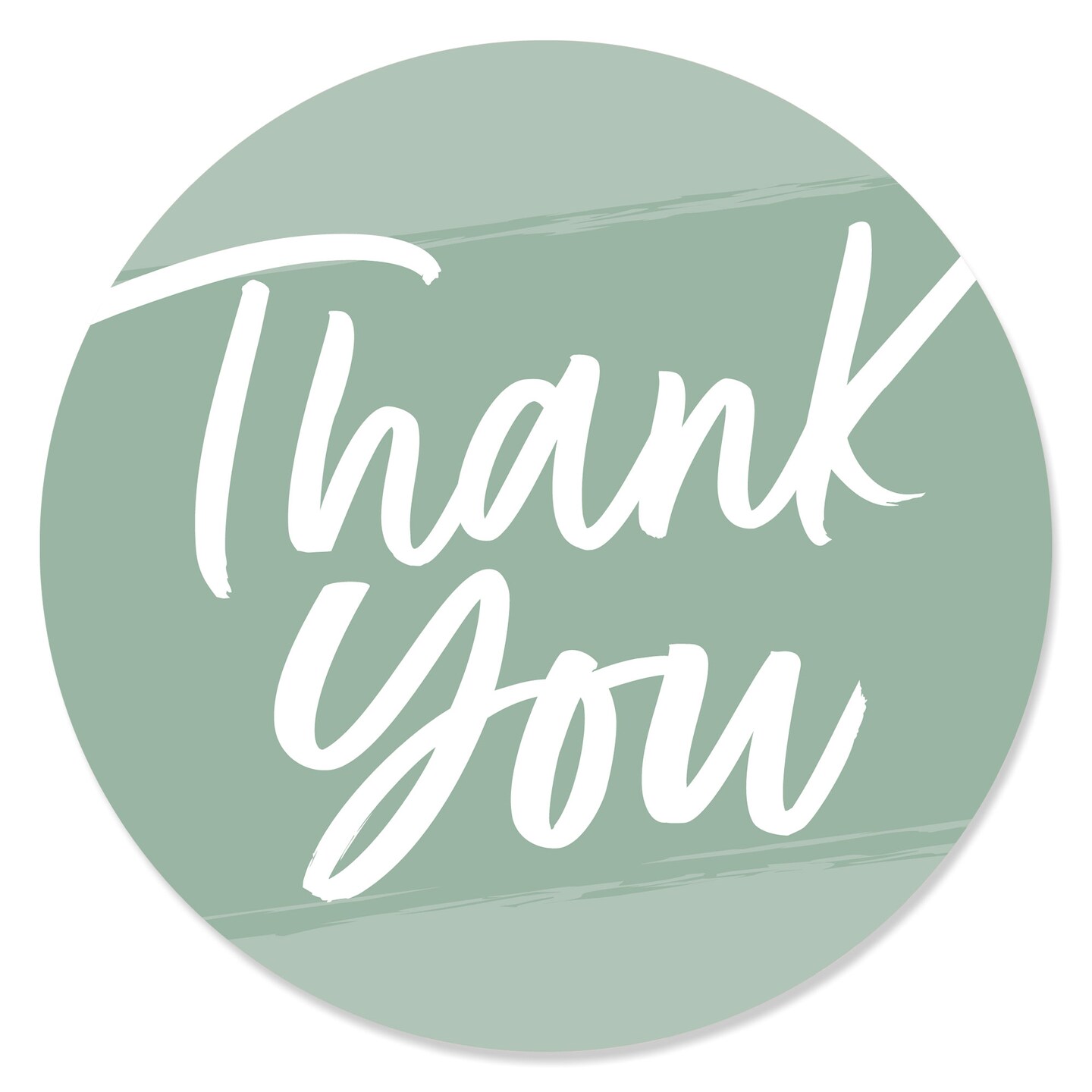 Big Dot of Happiness Sage Green Elegantly Simple - Guest Party Favors Circle Sticker Labels - 24 Count