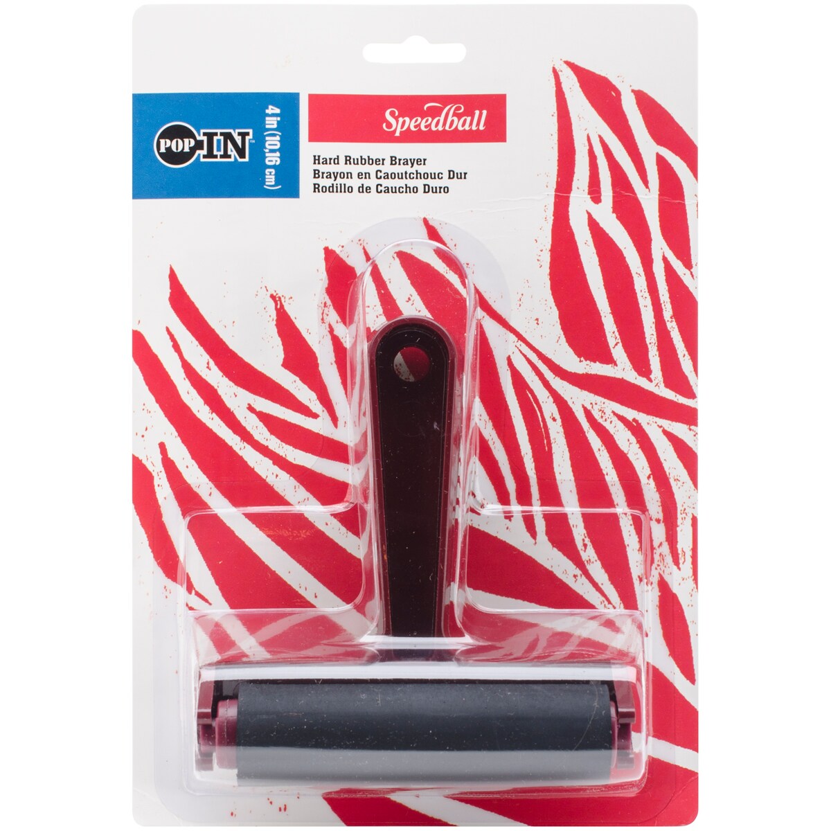 Speedball Brayer 4&#x22;-Hard Rubber