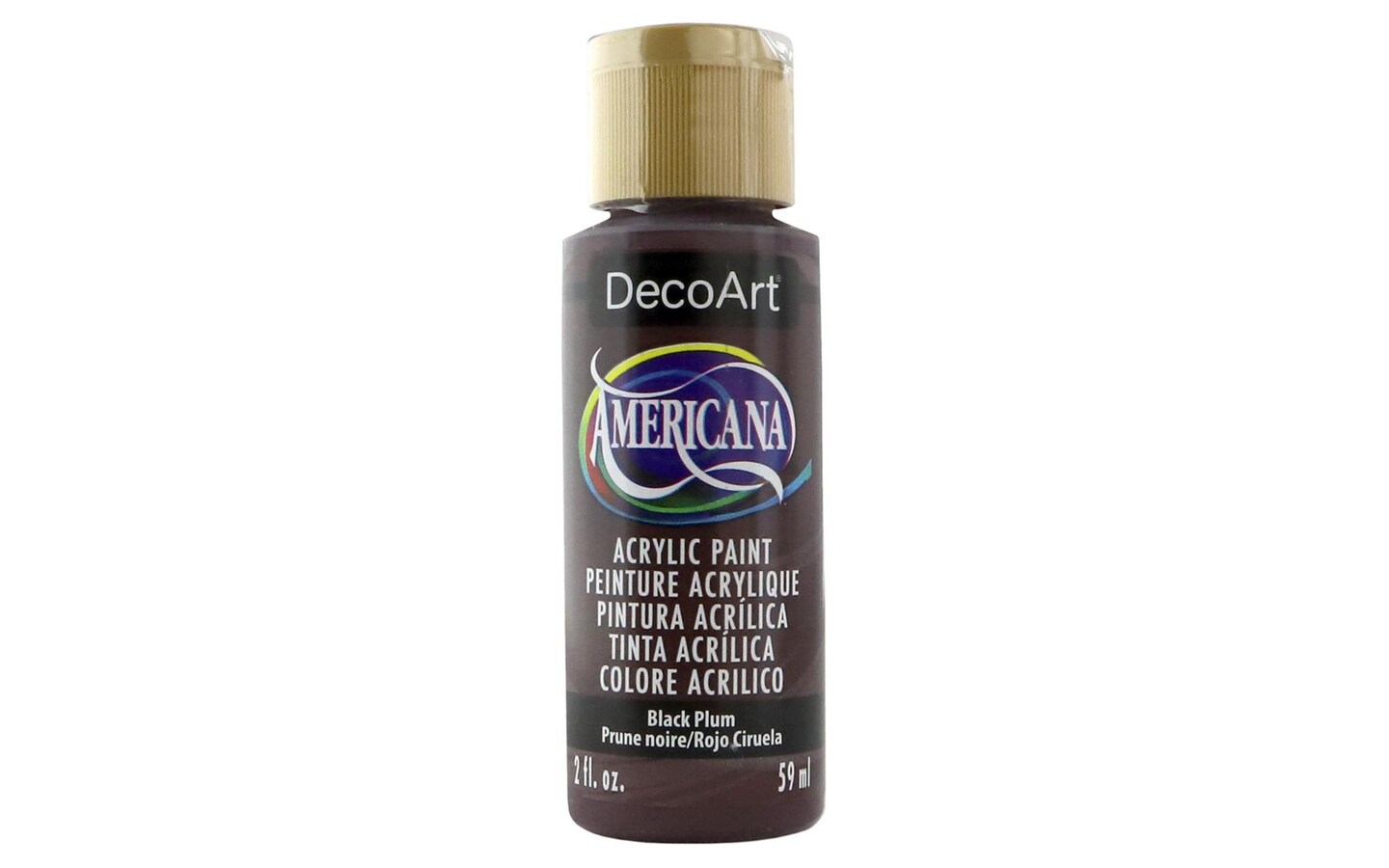 Decoart Americana Acrylic 2oz Black Plum