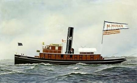M. Moran Tug Boat Poster Print by  Antonio Jacobsen - Item # VARPDX268157