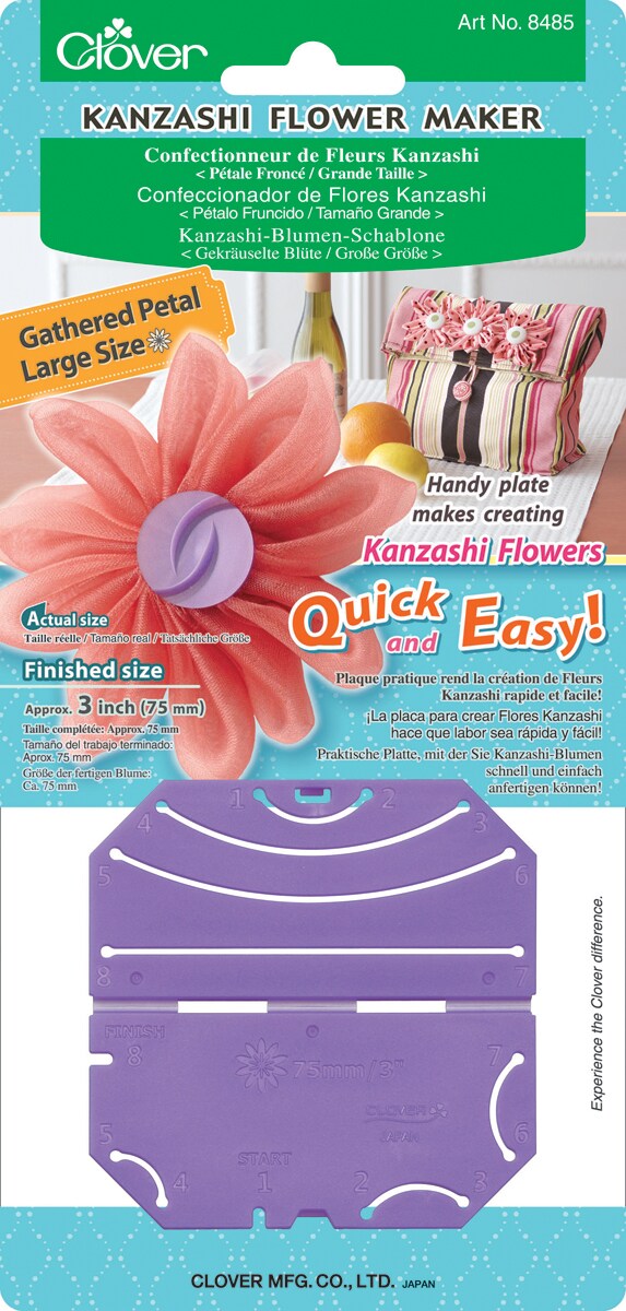 Clover Kanzashi Flower Maker-Gathered Petal Large
