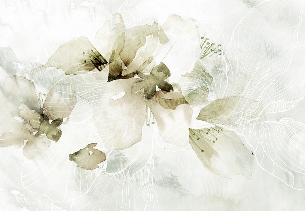 Golden Cherry Blossoms Poster Print by Pamela Collabera - Item # VARPDXPV005A