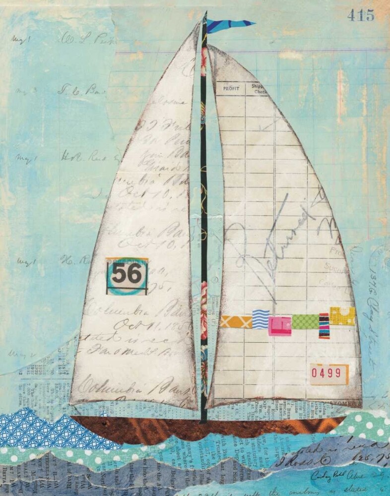 At the Regatta IV Poster Print by Courtney Prahl - Item # VARPDX13241