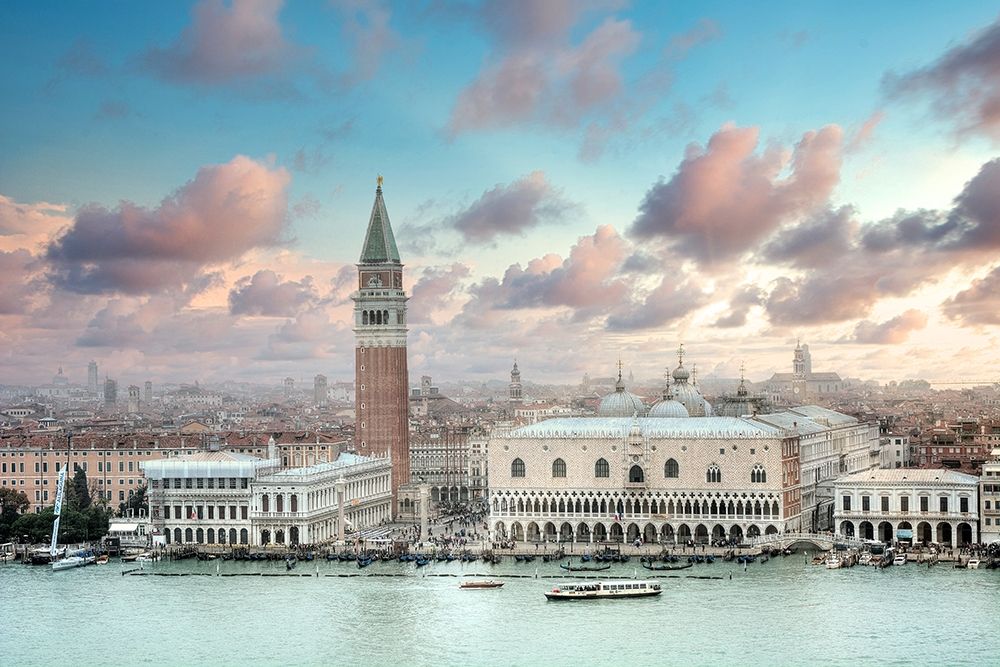 Piazza San Marco Panoramic Vista #1 Poster Print by Alan Blaustein # B3969D