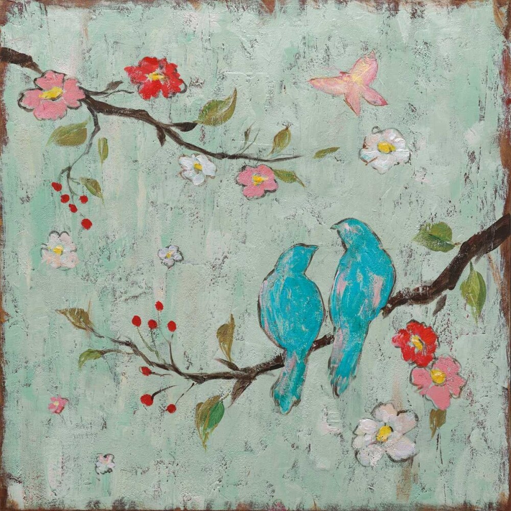 Love Birds I Poster Print by Katy Frances # KF6872