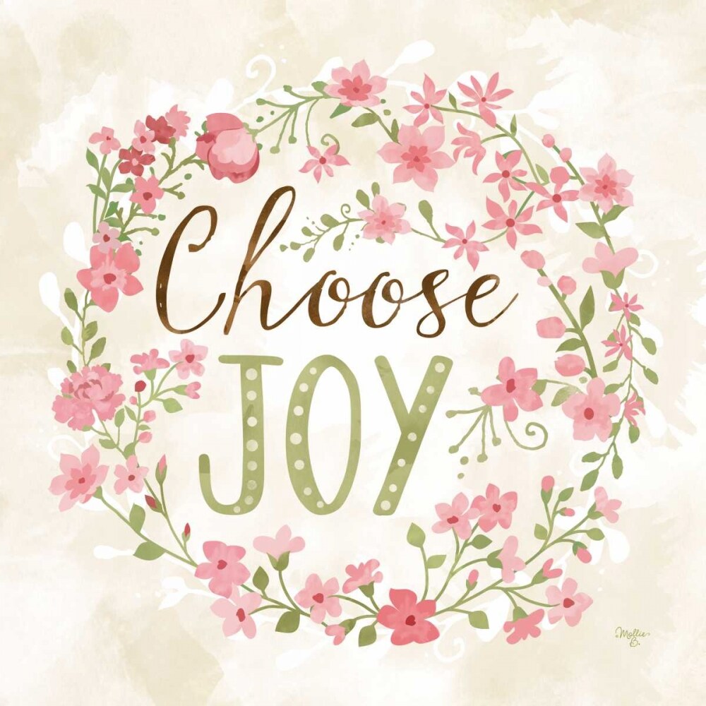 Choose Joy Poster Print by Mollie B. Mollie B. - Item # VARPDXMOL1152