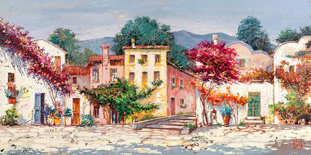 Paese mediterraneo Poster Print by Florio Luigi - Item # VARPDX2LR5000