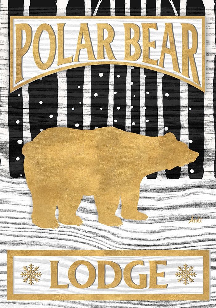 Winter Lodge Sign I Poster Print by Andi Metz - Item # VARPDX12783