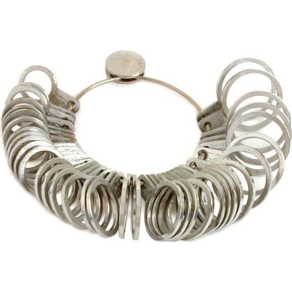 2 Finger Gauges Ring Sizers Plastic Sizes 1-13 Metal Sizes 1-15 Jewelers Kit