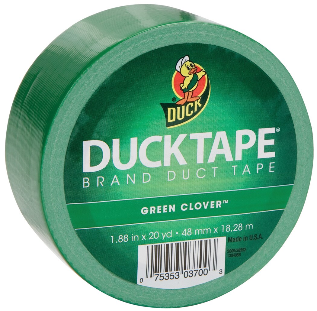 Duck Tape Solid Color Duck Tape, 1.88&#x22; x 20 yds., Green Clover