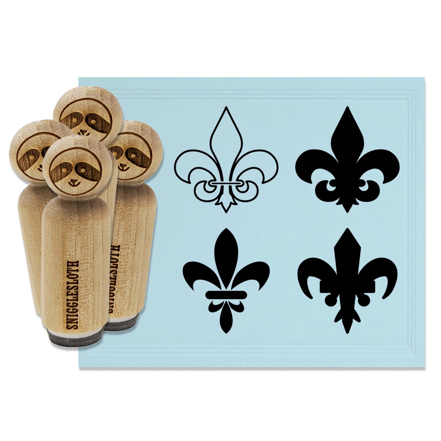 Rounded Laurel Wreath Silhouette Self-Inking Rubber Stamp Ink Stamper For Stamping Crafting Planners 284063367454818321