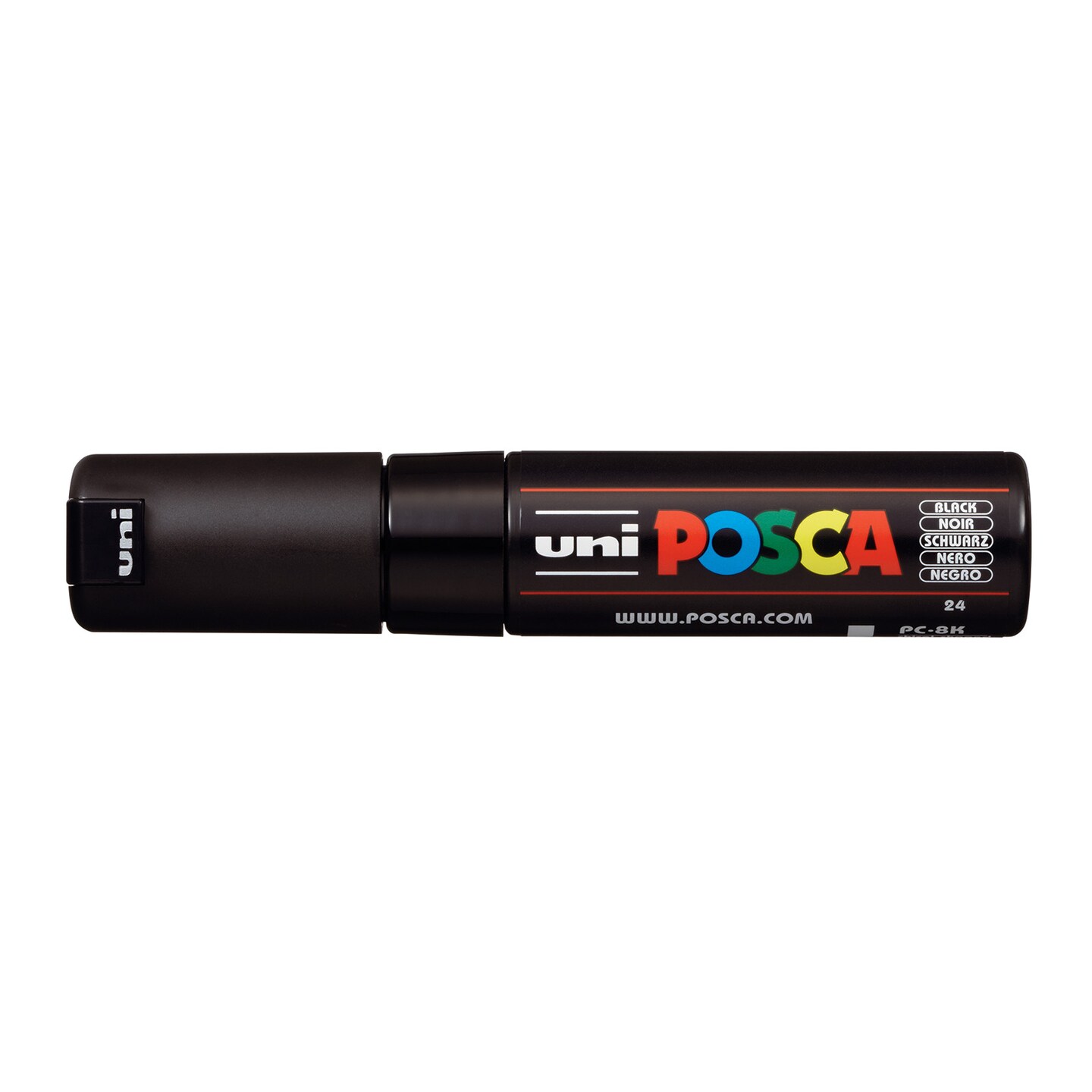 POSCA Paint Marker, PC-8K Broad Chisel, Black